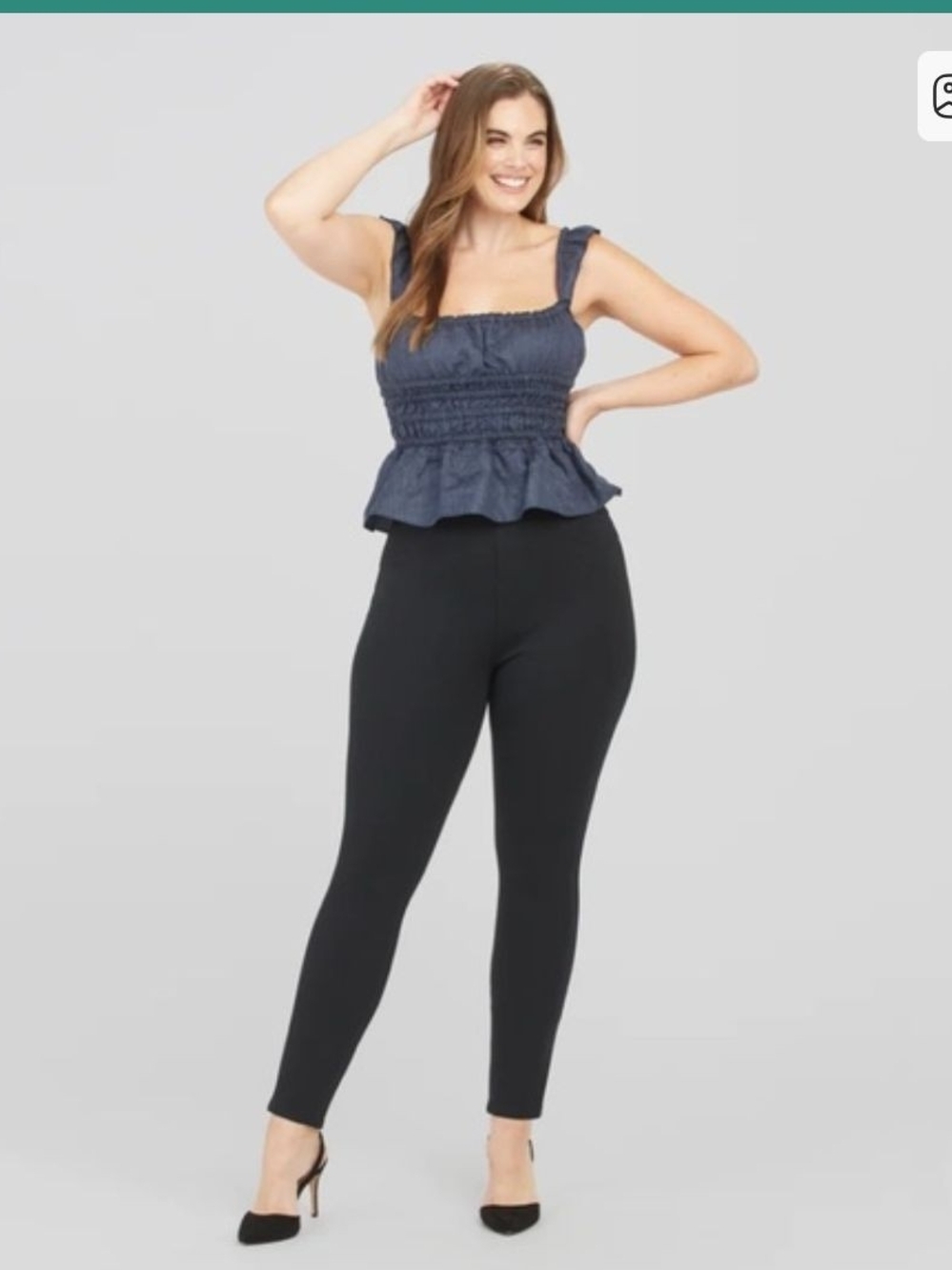 Spanx High-Waist Stretch Ponte Ankle Pants